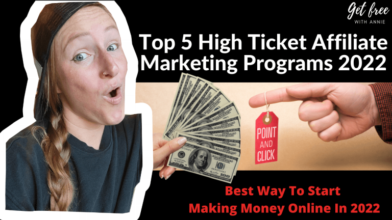 Top 5 High Ticket Affiliate Marketing Programs 2023 | Best Way To Make Money Online In 2023